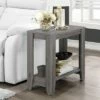 Monarch Specialties Contemporary Design Accent Rectangular Side End Table, Gray 1 Monarch Specialties Contemporary Design Accent Rectangular Side End Table, Gray -Side Tables Sales unnamed file 4392