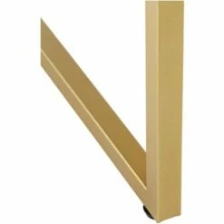 55 Downing Street Modern Gold Rectangular Accent Side End Table 14" x 16" with Drawer Gray Wood Tabletop for Living Room Home -Side Tables Sales unnamed file 4397