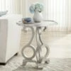 Crestview Collection Traditional Wood Round Accent Side End Table 26" Wide Silver Scalloped Tabletop for Living Room Home House 2 Crestview Collection Traditional Wood Round Accent Side End Table 26" Wide Silver Scalloped Tabletop for Living Room Home House -Side Tables Sales unnamed file 4415
