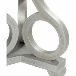 Crestview Collection Traditional Wood Round Accent Side End Table 26" Wide Silver Scalloped Tabletop for Living Room Home House -Side Tables Sales unnamed file 4418