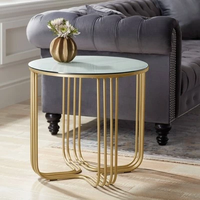 Studio 55D Luxury Bronze Metal Round Accent Side End Table 24" Wide Gold Marbleized Glass Tabletop Living Room Bedroom Entryway 3 Studio 55D Luxury Bronze Metal Round Accent Side End Table 24" Wide Gold Marbleized Glass Tabletop Living Room Bedroom Entryway