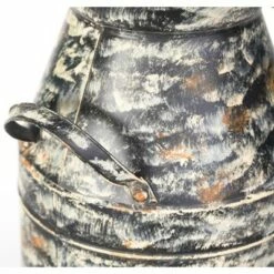 Vintiquewise Antique Rustic Round Milk Can Side Table Farmhouse Milk Jug End Table -Side Tables Sales unnamed file 4444