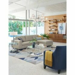 Studio 55D Modern Chrome Stainless Steel Round Accent Side End Table 21" Wide Silver Clear Glass Black Living Room Bedroom Bedside -Side Tables Sales unnamed file 4449