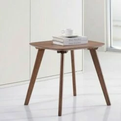 Emerald Home Wallace & Bay Simplicity 19.75 Inch Walnut Scandinavian Style Square Accent Side End Table with Curved Top and Round Slanted Legs (2 Pack) -Side Tables Sales unnamed file 4461