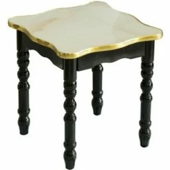 Fabulaxe Square Wooden Side Table, Living Room Accent End Table -Side Tables Sales unnamed file 4486