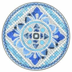 Costway Mosaic Side Table Accent Table Round Balcony Bistro End Table OrangeBlueNavy 21 Costway Mosaic Side Table Accent Table Round Balcony Bistro End Table OrangeBlueNavy -Side Tables Sales unnamed file 4521