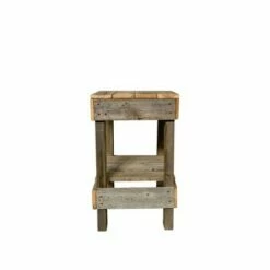 del Hutson Designs Reclaimed Solid Wood Farmhouse Slim Side Table -Side Tables Sales unnamed file 4530