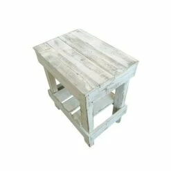 del Hutson Designs Reclaimed Solid Wood Farmhouse Slim Side Table -Side Tables Sales unnamed file 4531