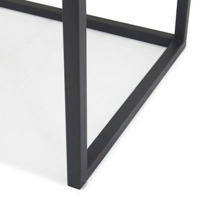 Set of 2 Gramercy Square Mirrored Accent Tables Black - Finch 5 Set of 2 Gramercy Square Mirrored Accent Tables Black - Finch - Image 3