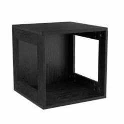 Hastings Home Stackable Modular Cube End Table With Open Sides - 15.75" x 15.75", Black -Side Tables Sales unnamed file 4576