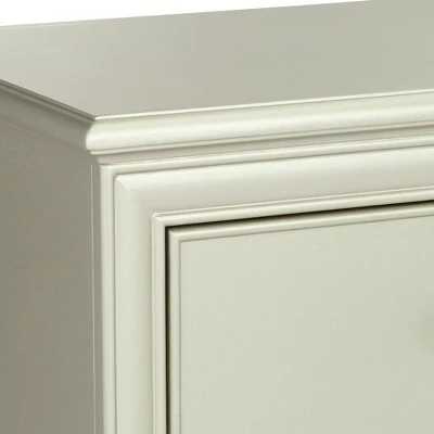 55 Downing Street Modern Wood Rectangular Accent Side End Table 24" x 17 1/2" with Drawer Champagne Silver for Living Room House 6 55 Downing Street Modern Wood Rectangular Accent Side End Table 24" x 17 1/2" with Drawer Champagne Silver for Living Room House - Image 4