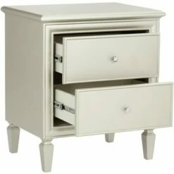 55 Downing Street Modern Wood Rectangular Accent Side End Table 24" x 17 1/2" with Drawer Champagne Silver for Living Room House 13 55 Downing Street Modern Wood Rectangular Accent Side End Table 24" x 17 1/2" with Drawer Champagne Silver for Living Room House -Side Tables Sales unnamed file 4581