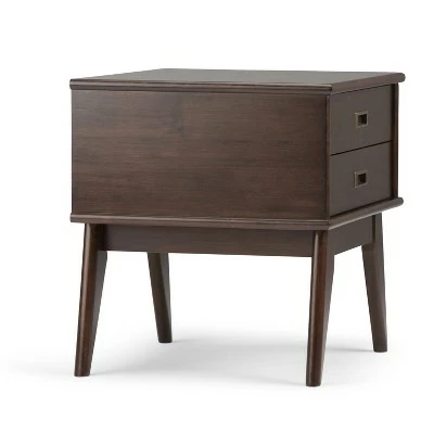 Tierney Solid Hardwood Mid Century Side Table - Wyndenhall Brown 9 Tierney Solid Hardwood Mid Century Side Table - Wyndenhall Brown - Image 7