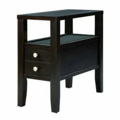 Side Table Traditional 2-Drawers Brown - Ore International -Side Tables Sales unnamed file 4717