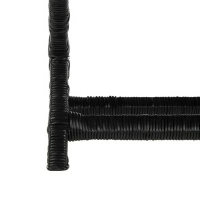 Wicker X Side Table - Safavieh Black 8 Wicker X Side Table - Safavieh Black - Image 6