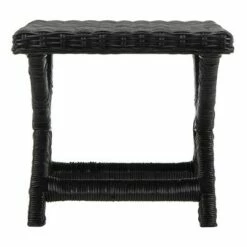 Wicker X Side Table - Safavieh Black 17 Wicker X Side Table - Safavieh Black -Side Tables Sales unnamed file 4724