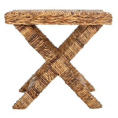 Wicker X Side Table - Safavieh Black 10 Wicker X Side Table - Safavieh Black - Image 8