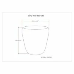 Beaton Metal Side Table - WyndenHall Antique Copper -Side Tables Sales unnamed file 4731