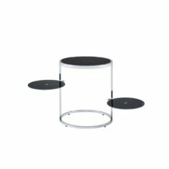 Lynch Side Table Black/Chrome - Acme Furniture -Side Tables Sales unnamed file 4770
