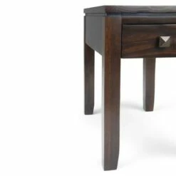 14" Essex Narrow Side Table Mahogany Brown - WyndenHall 13 14" Essex Narrow Side Table Mahogany Brown - WyndenHall -Side Tables Sales unnamed file 4777