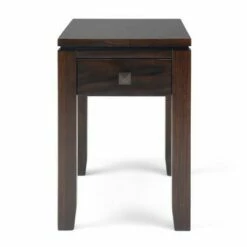 14" Essex Narrow Side Table Mahogany Brown - WyndenHall 15 14" Essex Narrow Side Table Mahogany Brown - WyndenHall -Side Tables Sales unnamed file 4779