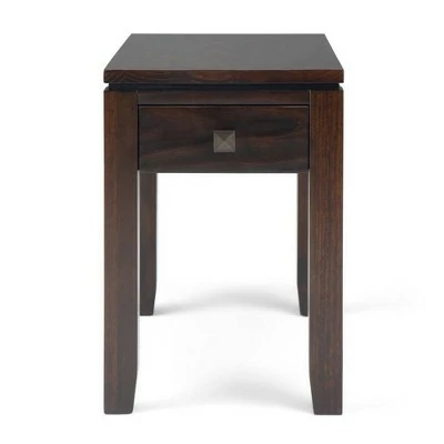 14" Essex Narrow Side Table Mahogany Brown - WyndenHall 9 14" Essex Narrow Side Table Mahogany Brown - WyndenHall - Image 7