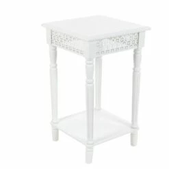 Olivia & May Wooden Square Side Table White - Olivia & May 7 Olivia & May Wooden Square Side Table White - Olivia & May -Side Tables Sales unnamed file 4791