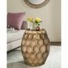 Roxanna Side Table - Antique Brass - Safavieh -Side Tables Sales unnamed file 4792