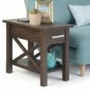 14" Waterloo Narrow Side Table - Wyndenhall Distressed Gray -Side Tables Sales unnamed file 4802