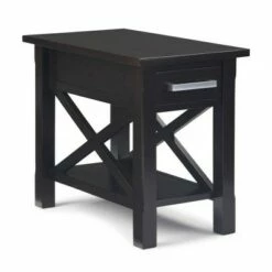 14" Waterloo Narrow Side Table - Wyndenhall Distressed Gray -Side Tables Sales unnamed file 4812