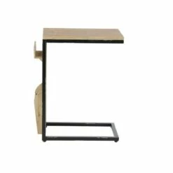 Farmhouse C Shaped Side Table - Olivia & May Light Brown/silver -Side Tables Sales unnamed file 4821
