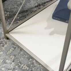 Vista Key Side Table Cream - Sauder -Side Tables Sales unnamed file 4826