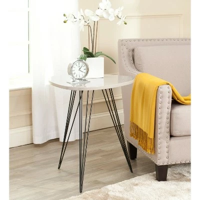 Wolcott Side Table - Safavieh Beige 3 Wolcott Side Table - Safavieh Beige