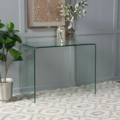 Caradoc Tempered Glass Side Table - Clear - Christopher Knight Home