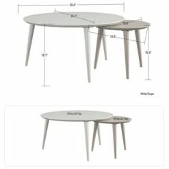 Carnegie Nesting Tables White - CosmoLiving by Cosmopolitan -Side Tables Sales unnamed file 486