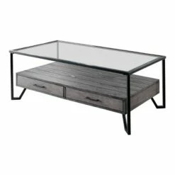 2pc Citadel Coffee Table Set Gray - miBasics -Side Tables Sales unnamed file 489