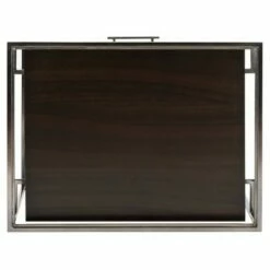 Caelan Glass Side Table Dark Brown - Safavieh -Side Tables Sales unnamed file 4895