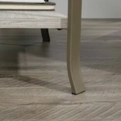 Center City Wood & Metal Accent Side Table Champagne Oak - Sauder -Side Tables Sales unnamed file 4915