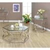 2pc Elise Occasional Table Set Chrome - HOMES: Inside + Out