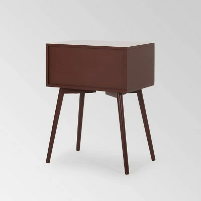 Newcomb Mid Century Modern Side Table Brown - Christopher Knight Home 5 Newcomb Mid Century Modern Side Table Brown - Christopher Knight Home - Image 3