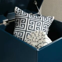 Vista Key Storage Side Table Navy Blue - Sauder -Side Tables Sales unnamed file 4947