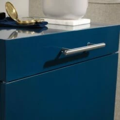 Vista Key Storage Side Table Navy Blue - Sauder -Side Tables Sales unnamed file 4950