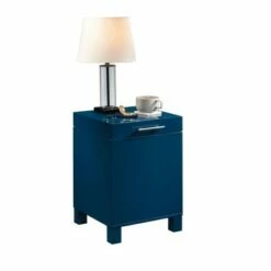 Vista Key Storage Side Table Navy Blue - Sauder -Side Tables Sales unnamed file 4953