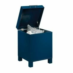 Vista Key Storage Side Table Navy Blue - Sauder -Side Tables Sales unnamed file 4954