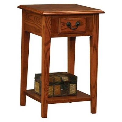 Favorite Finds Square Side Table Medium Oak Finish - Leick Home 3 Favorite Finds Square Side Table Medium Oak Finish - Leick Home