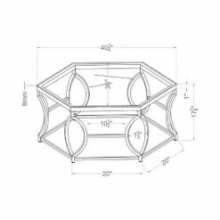 2pc Elise Occasional Table Set Chrome - HOMES: Inside + Out 11 2pc Elise Occasional Table Set Chrome - HOMES: Inside + Out -Side Tables Sales unnamed file 497