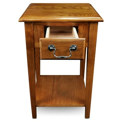Favorite Finds Square Side Table Medium Oak Finish - Leick Home 6 Favorite Finds Square Side Table Medium Oak Finish - Leick Home - Image 4