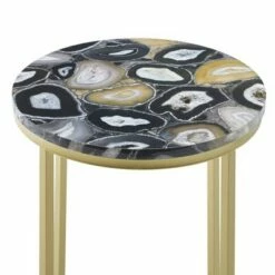 Vivian Glam X Leg Round Side Table - Saracina Home Faux Marble Gray/gold 14 Vivian Glam X Leg Round Side Table - Saracina Home Faux Marble Gray/gold -Side Tables Sales unnamed file 4987