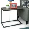 28" Hubbard Wide C Side Table Warm Gray - WyndenHall 1 28" Hubbard Wide C Side Table Warm Gray - WyndenHall -Side Tables Sales unnamed file 4991