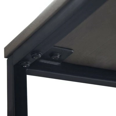 28" Hubbard Wide C Side Table Warm Gray - WyndenHall 4 28" Hubbard Wide C Side Table Warm Gray - WyndenHall - Image 2